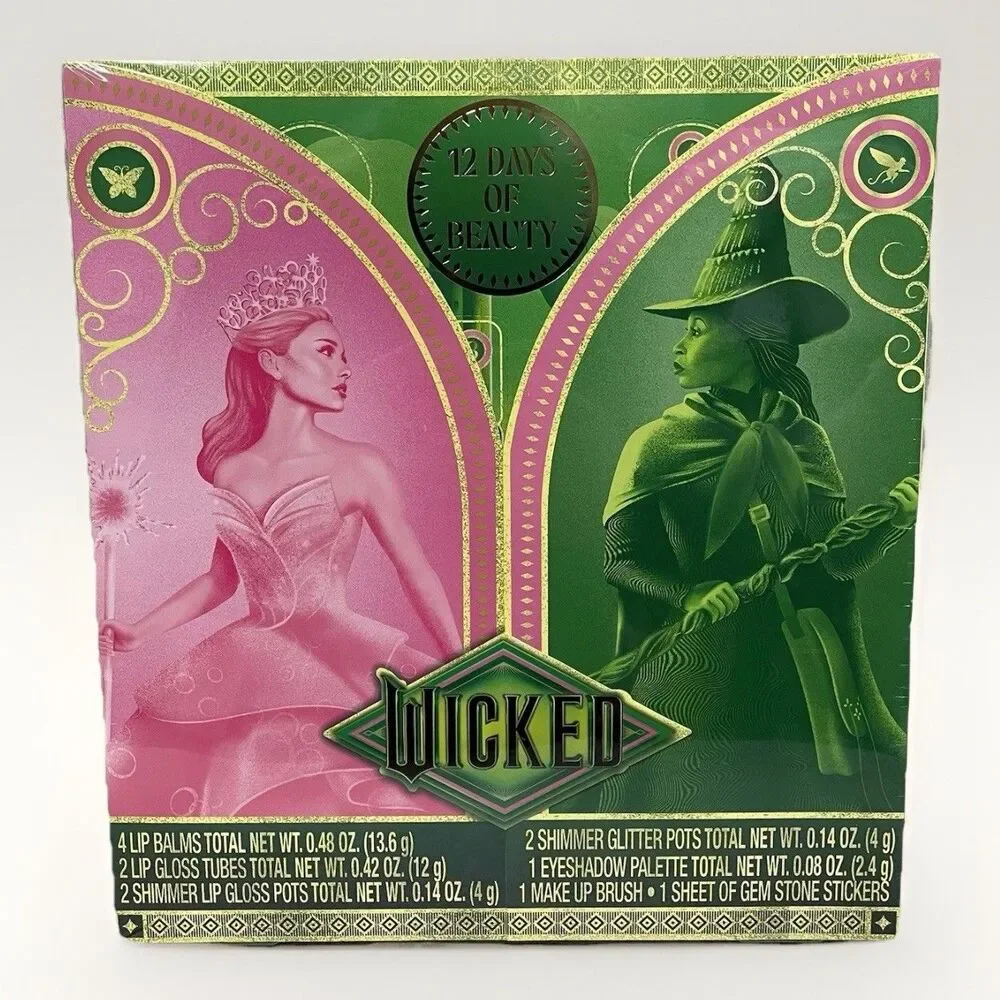 Wicked The Movie Cosmetic Advent Calendar 12 Days of Beauty Wizard of Oz Makeup